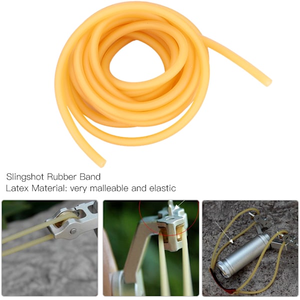 1/3/5M 3050 Naturlatex Slingshots Slangband for jaktskyting (3 meter)