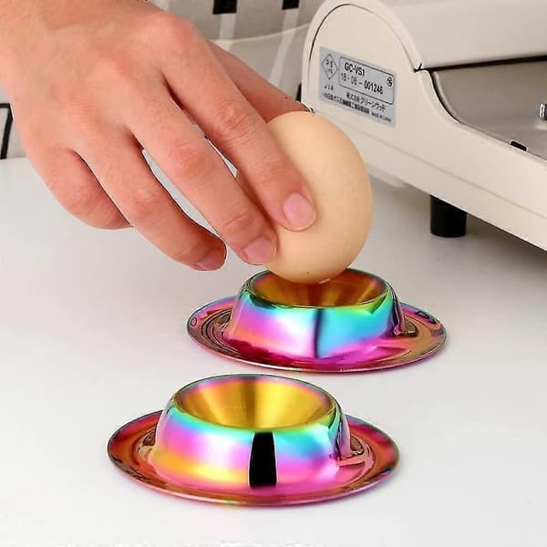 st eggeholder i rustfritt stål, eggeholder Creator serveringskopper, hardkokte eggekopper