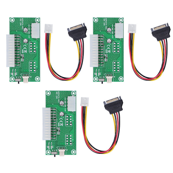 3st Multi-Power Synchronization Start Card med 24Pin Connection Line datoradapter