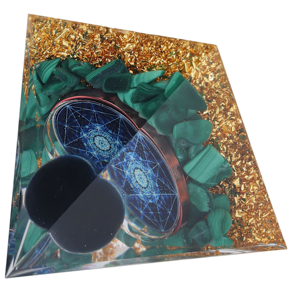 Orgone Pyramid Utsökt Healing Energiserade ädelstenar Pyramider för hemmakontor sovrum