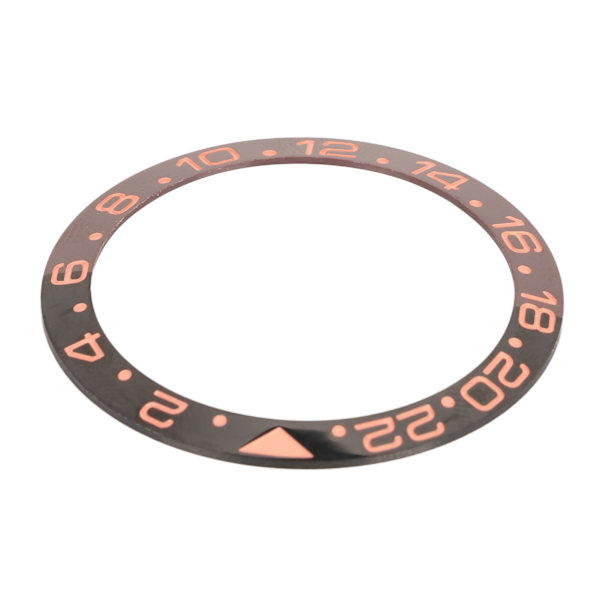 Klocka Keramisk bezel Insert Replacement Protective Watch Bezel Insert Accessory Black Rose Red 1.5in