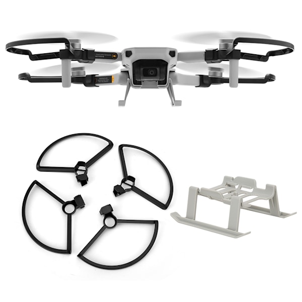 RC Forlænget Højdestav Propellerbeskyttelsesring Sæt Passer til DJI Mavic Mini (Sort)