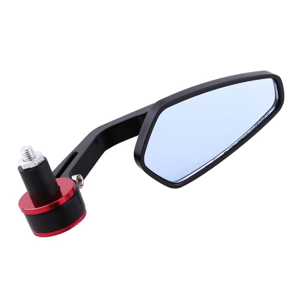 Universal Motorcycle Aluminum 7/8\" Handlebar End Rearview Mirrors Red