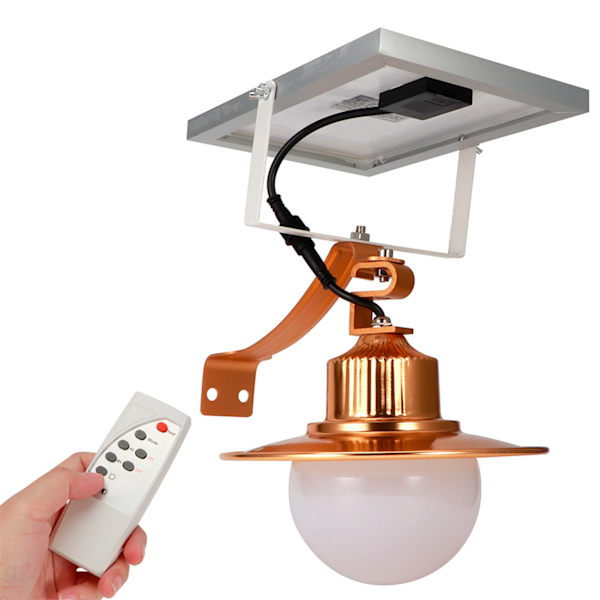 IP65 Vattentät Solar Powered Flood Light Fjärrkontroll Vägglampor för Garden Courtyard