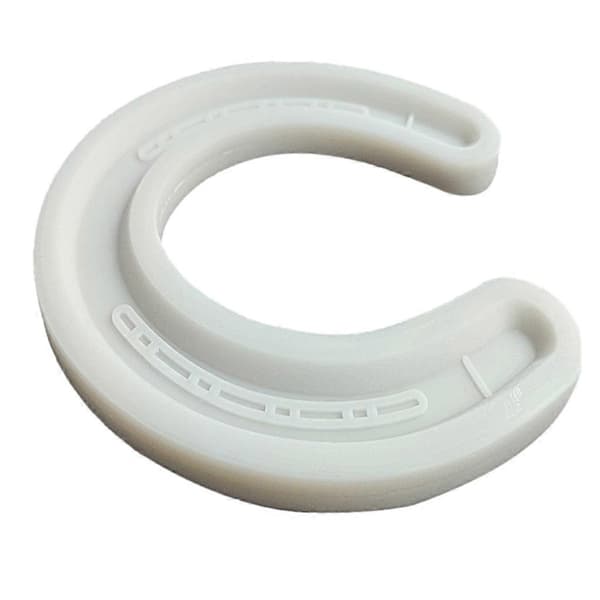 Hesteskoformet silikoneform fondant kagekantforme chokoladeform[LD]