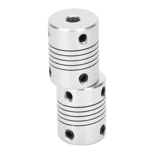 2 stk. Akselkobling Fleksibel Encoder Aluminiumlegeringskobling Trinmotor DIY 3D-printer 5x8mm