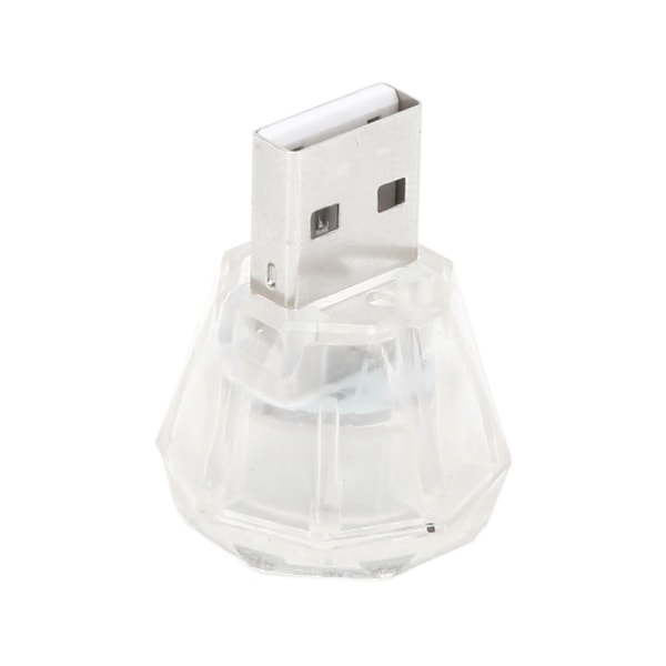 10 st Mini USB LED-lampa 5V Plug-in Bil LED Inredningsbelysningssats Universal för Bil Hem Kontor Rosa Ljus