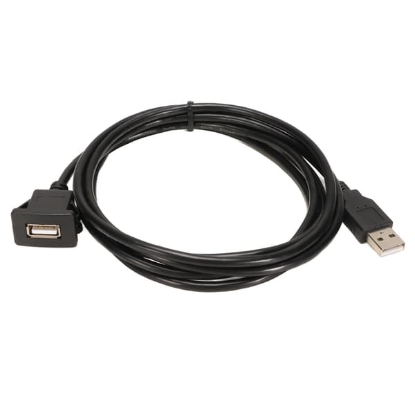 Car USB 2.0 Extension Cable Embedded Installation Waterproof PVC Car Dashboard Extension Cable
