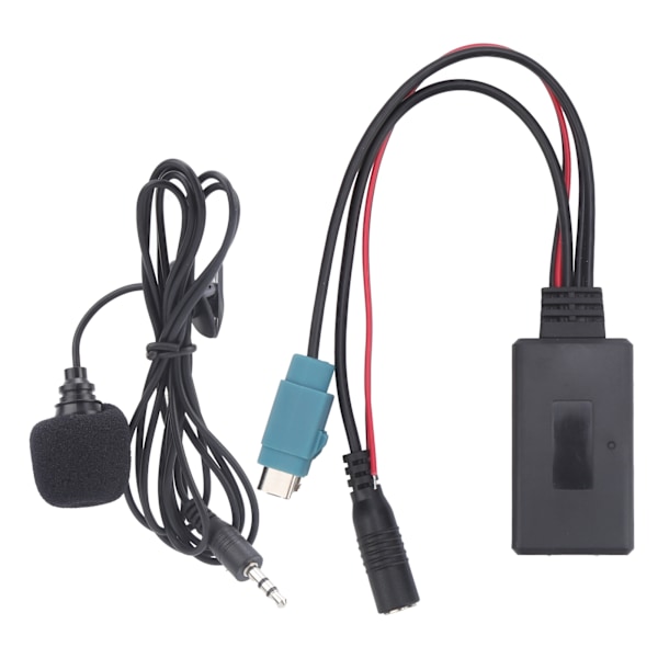 Auton Bluetooth-langaton radio AUX-kaapeli mikrofon handsfree-sovitin sopii Alpine KCE‑236B / CDA‑9852 / E