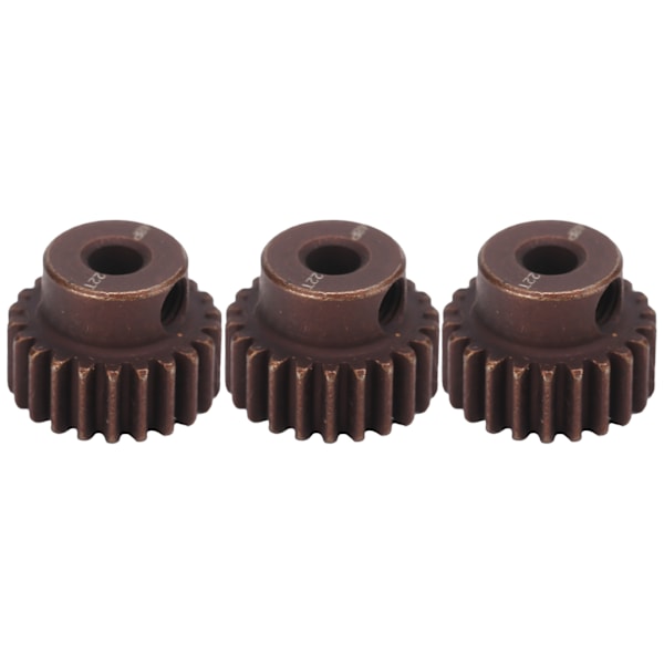 3st RC 3,175 mm 48DP 22T stålpinjongväxelsats för 1/10 RC bil borstlös borstad motor