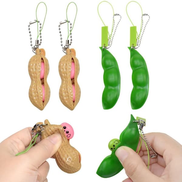 30 st sensoriska leksaker Push Bubble Toy Dekompressionsleksaker Set för barn Vuxna Ångest Autism
