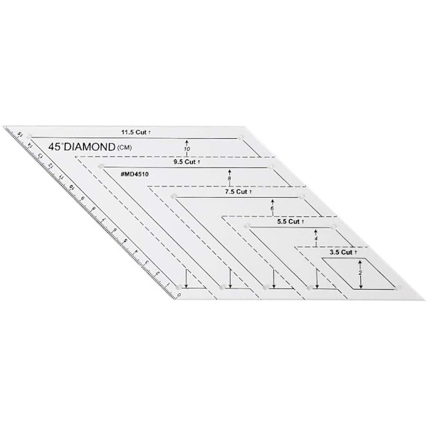 4 pcs/set Sewing Ruler Acrylic Handmade Quilt Templates Stencil Ruler Triangles Hexago Patchwork Rulers DIY Sewing Tools