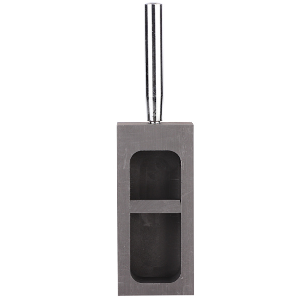 Pure Graphite Ingot Mold Crucible for Gold Silver Melting Casting Refining (2kg)