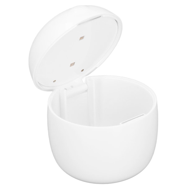 UV-sutt-rengjøringsboks 2 lysbrikker Lang standby USB-oppladbar babysutt-rengjøring hvit