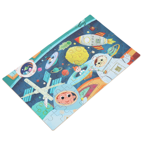 60 st Tecknat pussel dagis tidigt lärande pedagogiska barn gåva ToySpace Astronaut