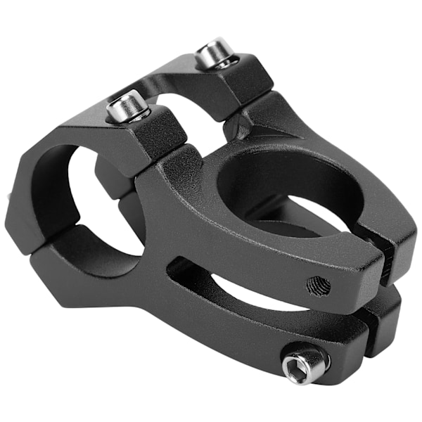 LUNJE Mountainbike Frempind Cykel Kort Styr Aluminium Legering Hul Stamme 31,8x35mm Sort