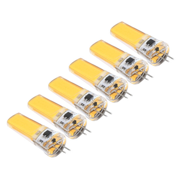 6 kpl G4 LED-lamppuja 9W himmennettävä COB-lamppu 500LM kotiin kattoon maisemakattokruunuvalaisimet 3000K lämmin valo