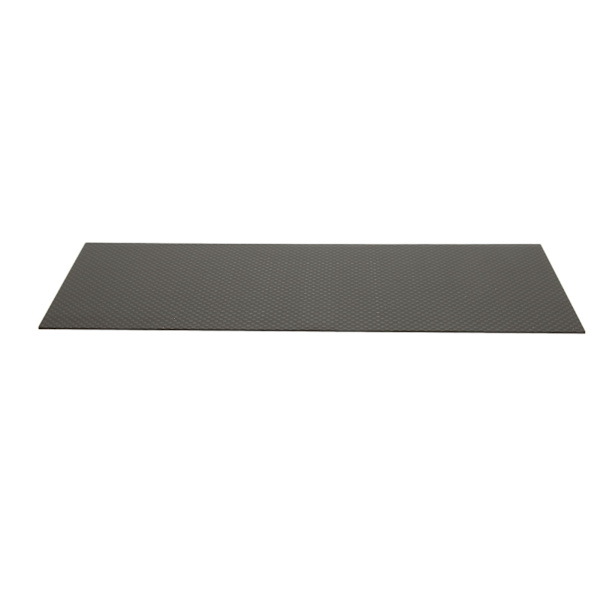 3K mat kolfiberplade Twillvævet kulfiberplade til gør-det-selv håndværk CNC-gravering 100x250x1,0 mm / 3,9x9,8x0,04in