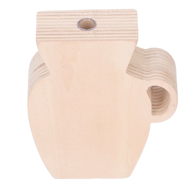 Trævase Enkel Vintage Stil Naturlig Fyrretræ Holdbar Robust Lugtfri Umalet Blomster Vase i Træ