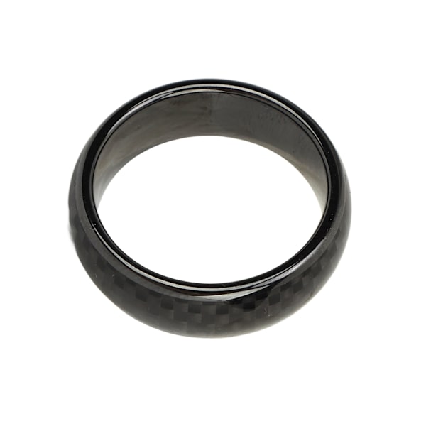 Bilnøglering Keramisk Kulfiber Vandafvisende Smart Finger Ring Nøgleudskiftning til Tesla Model 3 Y X S 12 21,4 mm/0,84 tommer ID