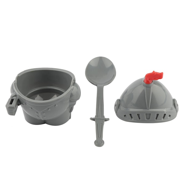 Egg Cup with Egg Spoon Removable Cartoon Model Egg Holder