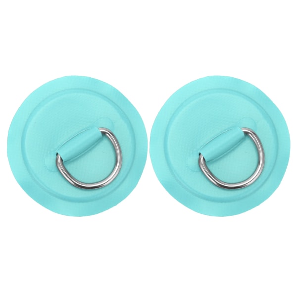 D-Ring Pad Patch PVC Oppustelig Båd Flot Jolle Kano Surfbræt Kajak Bindingsbeslag Smaragdgrøn