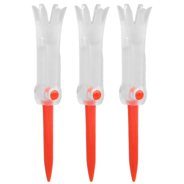 Foldable Training Golf Tee Anti-Flying Rotatable Practice Accessories Ball Studs for Golf Red