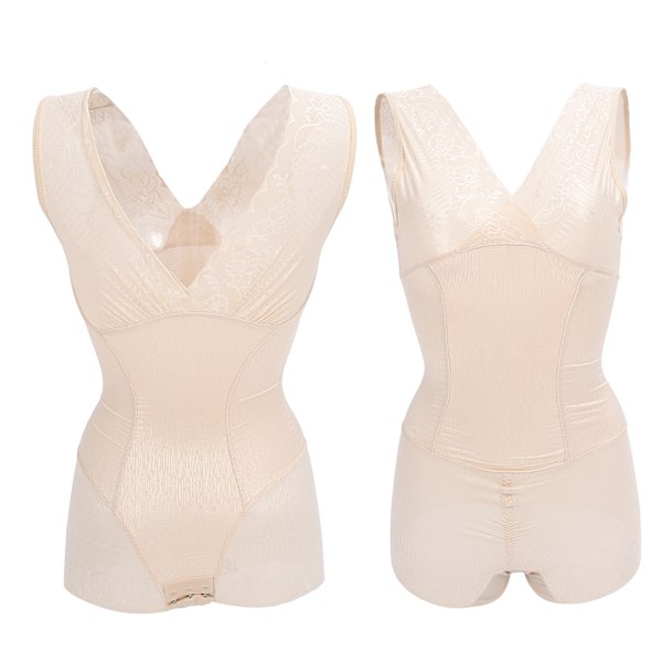 Shapewear rumplyftare för damer Magkontroll Bantning Midjeträning Helkroppsformare SlimmerL
