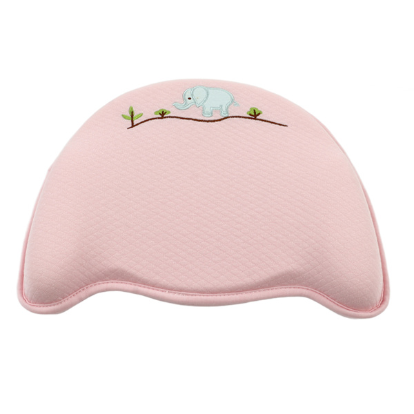 Baby Formpude Mjuk Åndbar Ergonomisk Forebygger Fladt Hoved Amning Sovepude Rosa 11,61 X 9,06 X 0,79in
