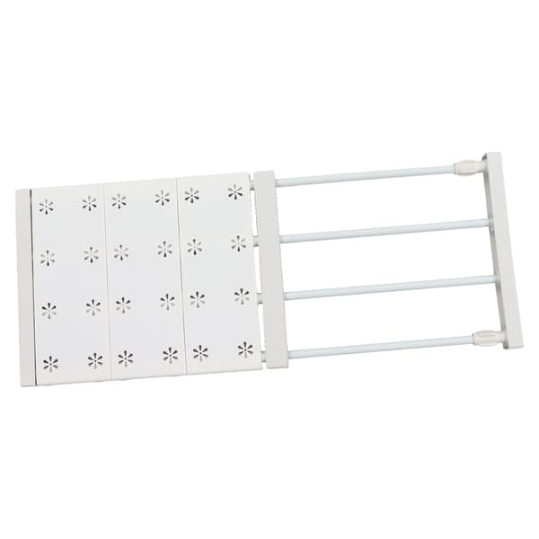 Wardrobe Partition Board Storage Extendable Rod Space-Saving Sliced Partition Board for Cabinet 15-23.6in