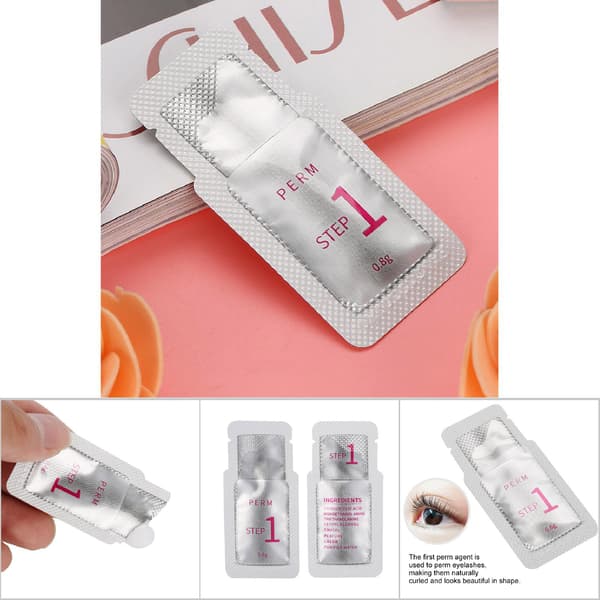 Makeup Ögonfransböjningsset med Fixeringsmedel - 5-delat set