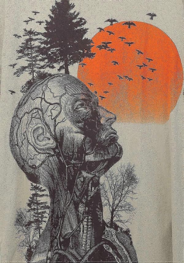 Tømmermænd Human Tree Herre T-shirt A XL