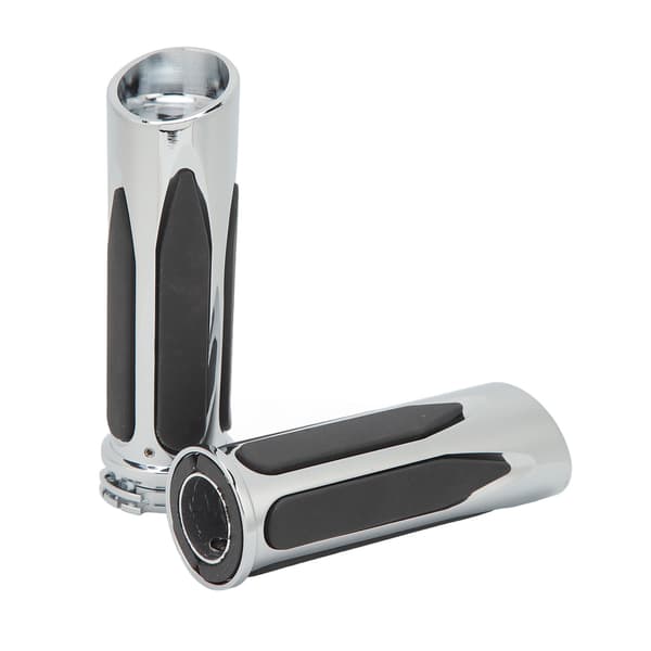 2 stk. 25mm Motorcykelgreb Antiskid Greb Justerbar Håndgreb Til Touring 883 1200 Custom Chrome
