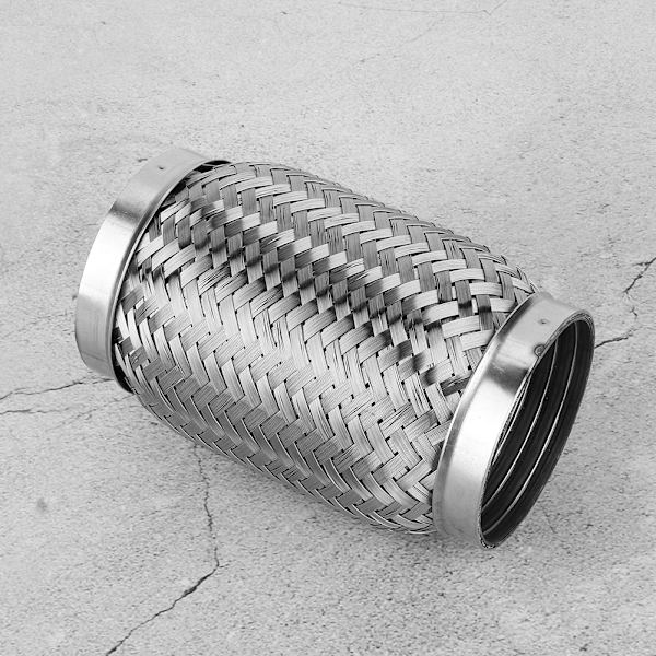 3 x 6 tum rostfritt flexibelt rör flexibelt avgasrör med invändigt korrugerat rör