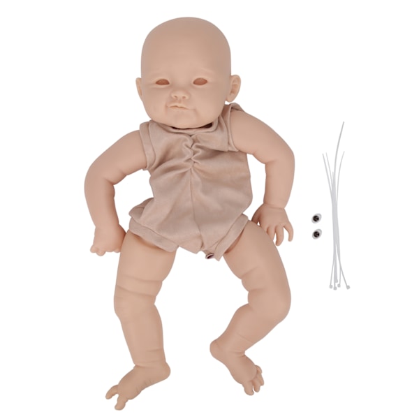 22-tums DIY Reborn Doll Set Omålad naturtrogen docka-tillbehör för Barn