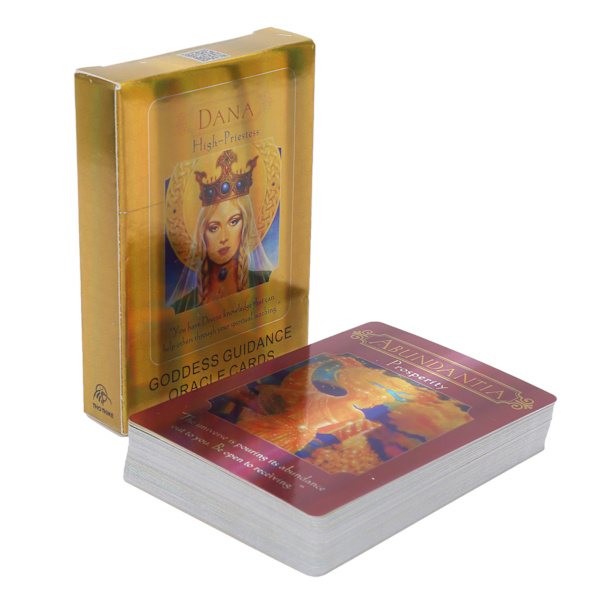 English Language Goddess Tarot Cards Deck Interactive Board Game Divination Tarot Card