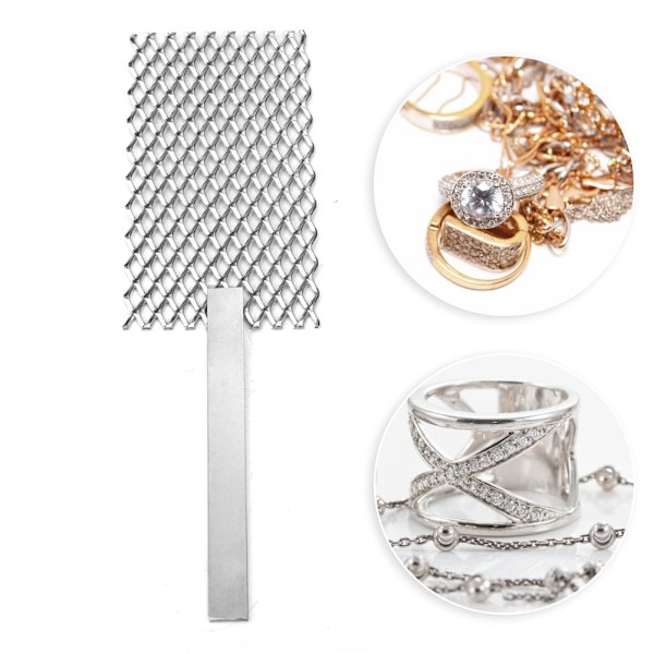 Platinized Titanium Mesh for Jewelry Making Plating Tool with Handle (Handle Mesh)
