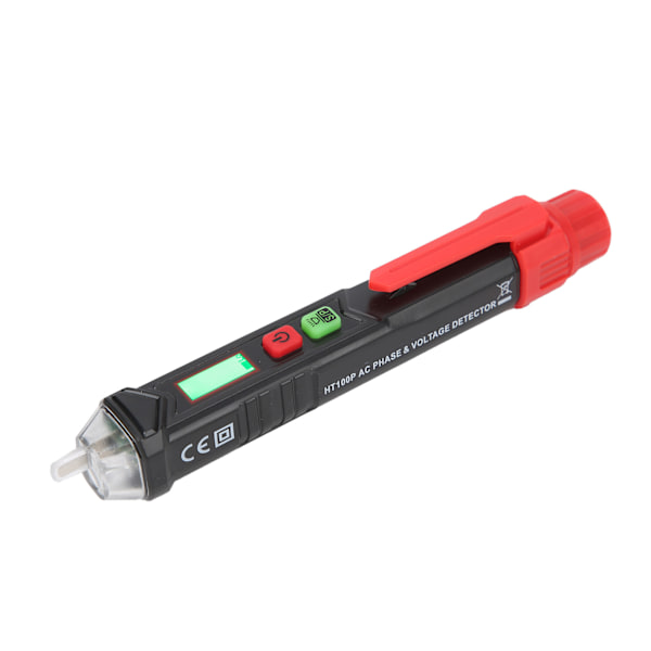 HT100P elektrisk tester Præcis interval Automatisk fasefølge Intelligent 3-faset vekselstrømsmotor rotationsfasedetektor