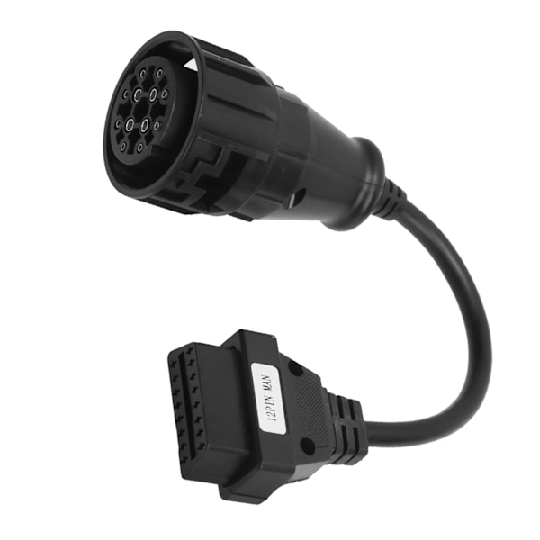 OBD2-adapter 12-stifts MAN till 16-stifts lastbil diagnostisk förlängningskabel Ersättning för DELPHI