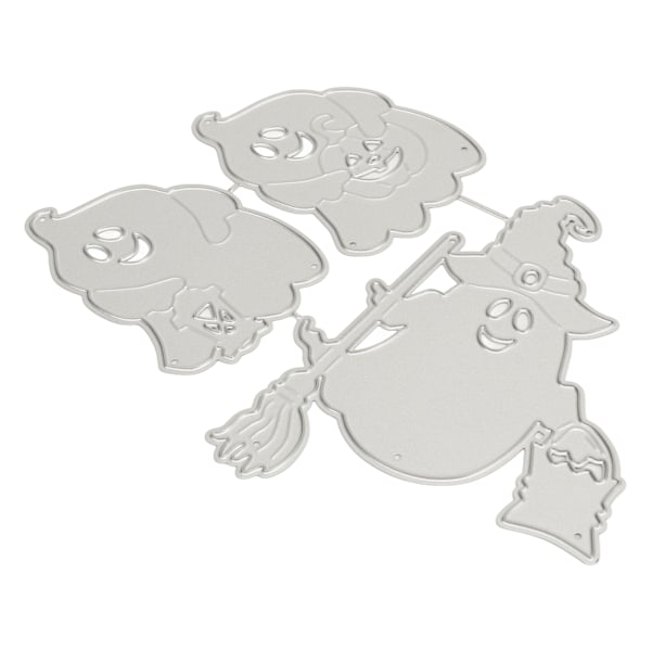 DIY Scrapbooking Stanseform Kolstål Prægningsstencil Halloween Håndværk Mall til Papirkort Kunstfremstilling