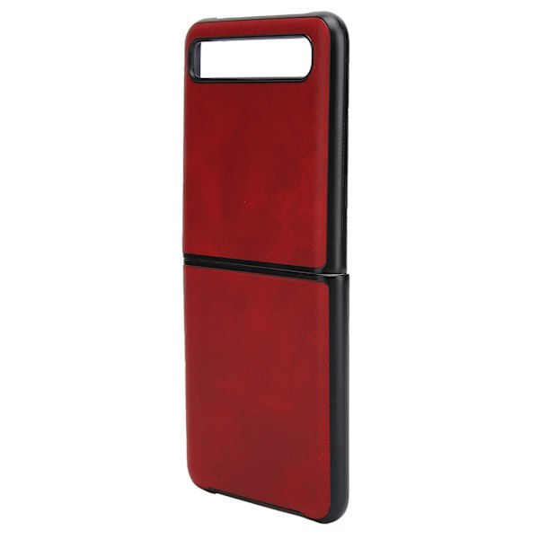 Vikbar Skärm Telefon Dammtätt Skydd Telefonfodral för Samsung Galaxy Z Flip (rouge)