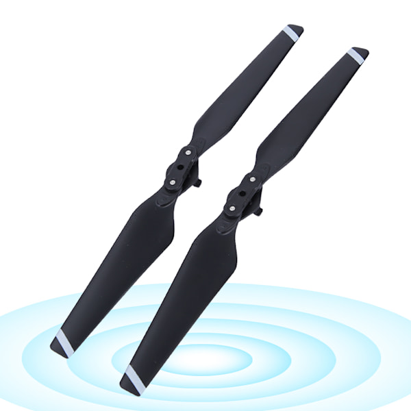 Hurtigudløsningspropeller vingdele passer til DJI Mavic Pro Drone reservedele (hvid kant)