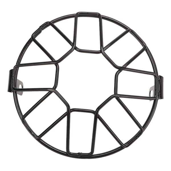Motorsykkel Frontlysgrill Grill Frontlys Mesh Grillbeskyttelse Universal for motorsykkel med 6,5 tommers frontlys dobbelt tverrsnitt