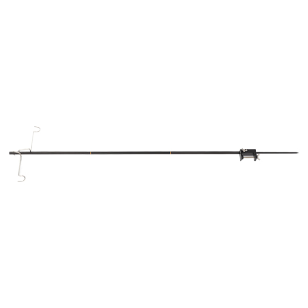 Camping Lygtestel Camping Foldbar Lampe Stang Let Bærbar Udendørs Lampe Stang Aluminium Legering Hængende Lys Holder AT0391 Sort