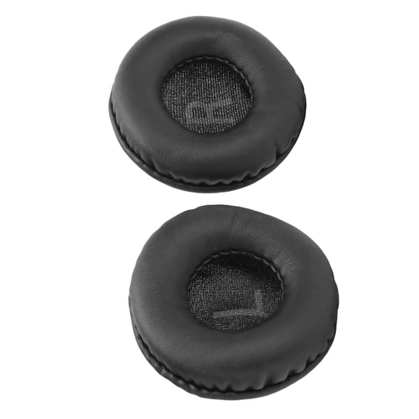 60MM Universelle hodetelefonøreputer Erstatningsheadset Skumøreputer L/R-bokstaver