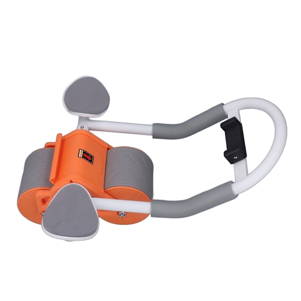 Abdomen Roller Träningshjul Automatisk Rebound Abdomen Roller med telefonfäste för gravid kvinna Orange
