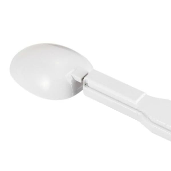 Electronic Spoon Scale White Compact Sensitive High Accuracy Detachable Measuring Spoon Food Scale for Baking