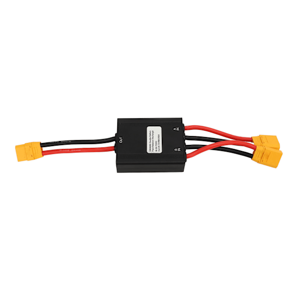 Elcykel dubbel batteriurladdningsomvandlare 20V till 72V Dubbelbatteri parallellmoduladapter för utbyte 60A