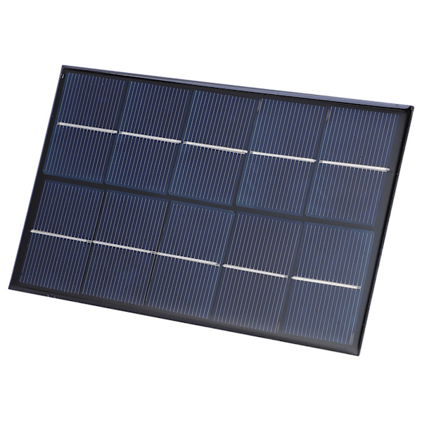 Solar Panel Charger 2W High Conversion Efficiency Energy Saving Waterproof UV-proof for Small Fan Motor LED Light 5V