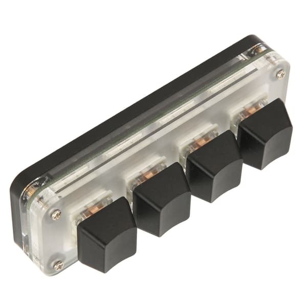 Bærbar USB-programmerbart mini-mekanisk tastatur med RGB- og OSU-spilltaster